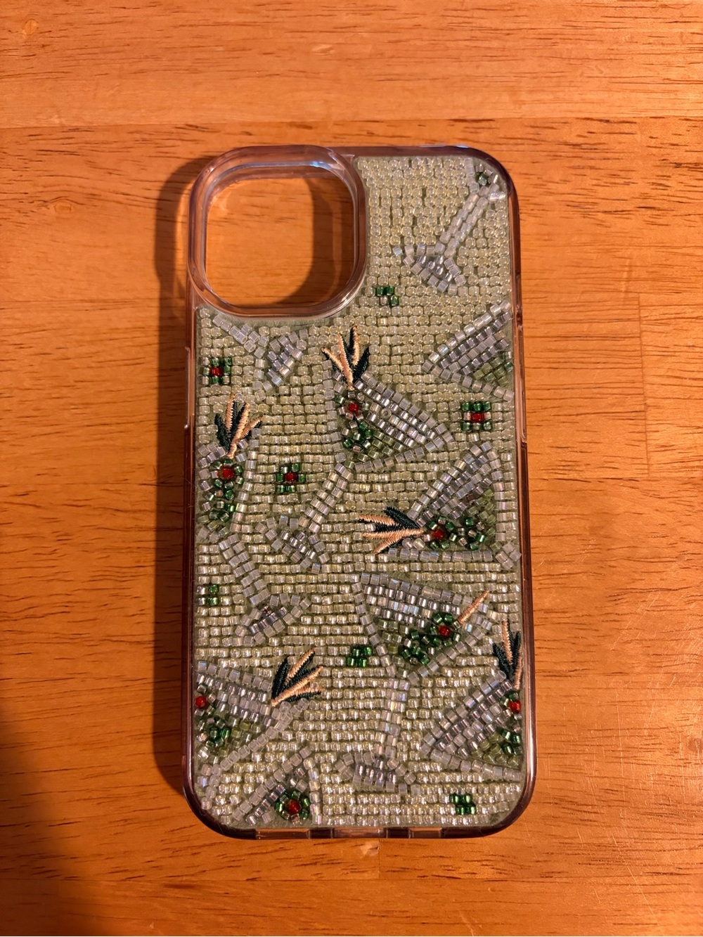 Beaded Green Martini Cell Phone Case IPhone 13